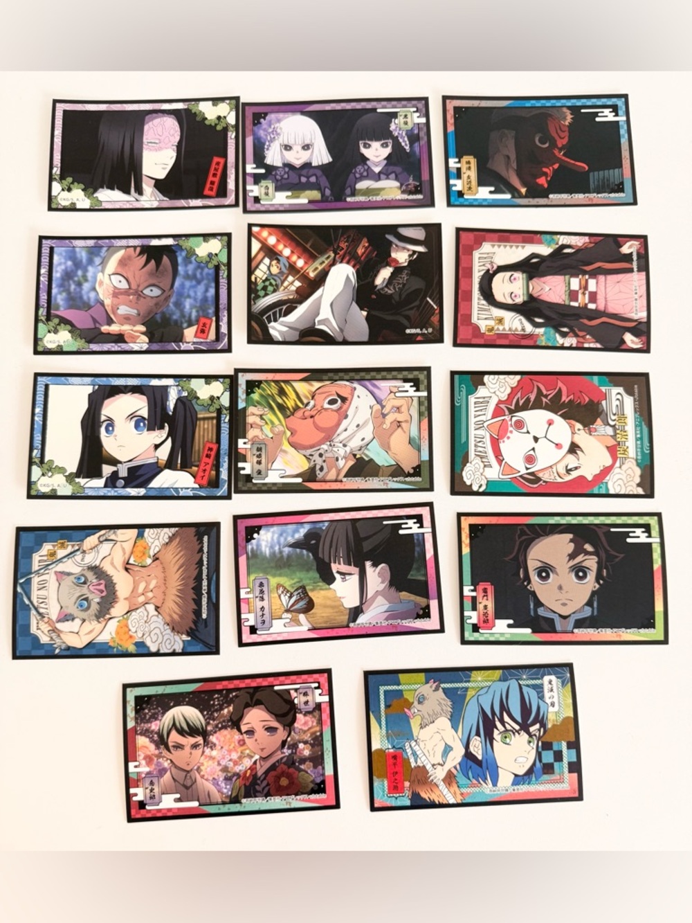 Anime official collectible demon slayer stickers set